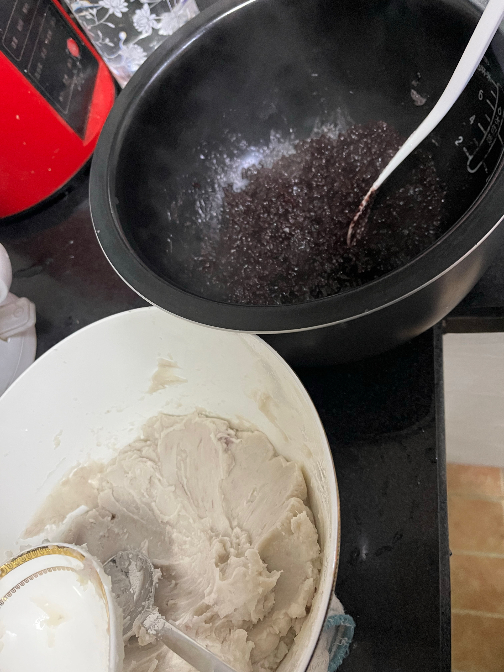 紫米芋泥奶酪杯，比热奶宝更好吃😋的做法 步骤3