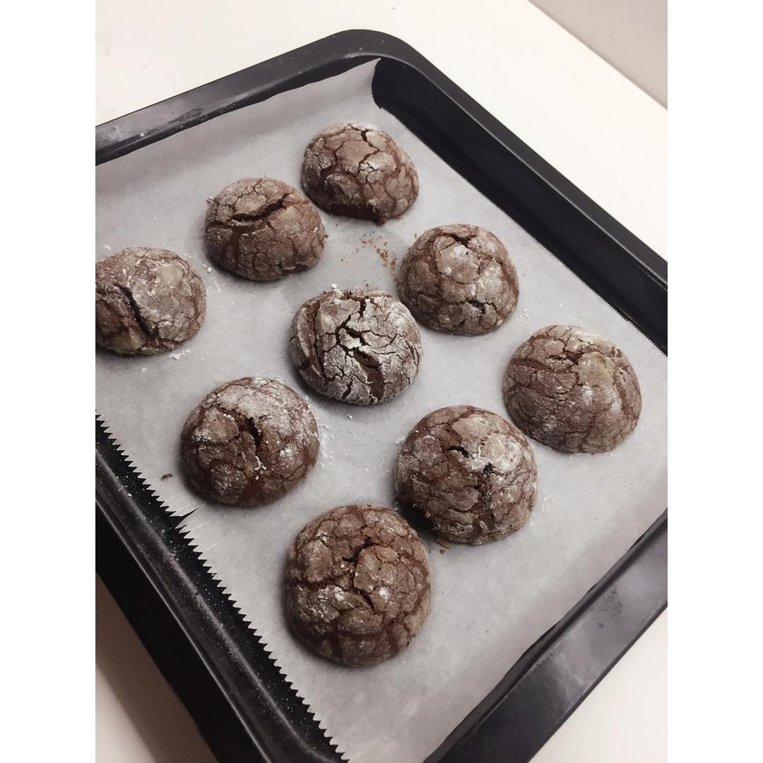 巧克力裂纹曲奇