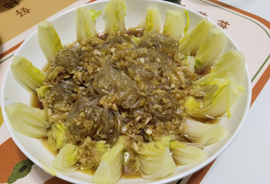 蒜蓉粉丝蒸娃娃菜