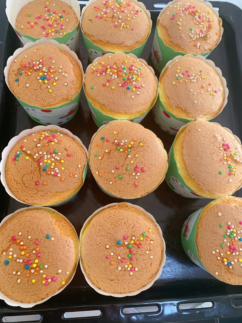 零失败~戚风纸杯小蛋糕🍰 ✨／8寸版戚风蛋糕