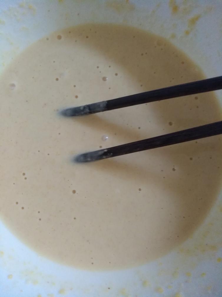 玉米面鸡蛋饼