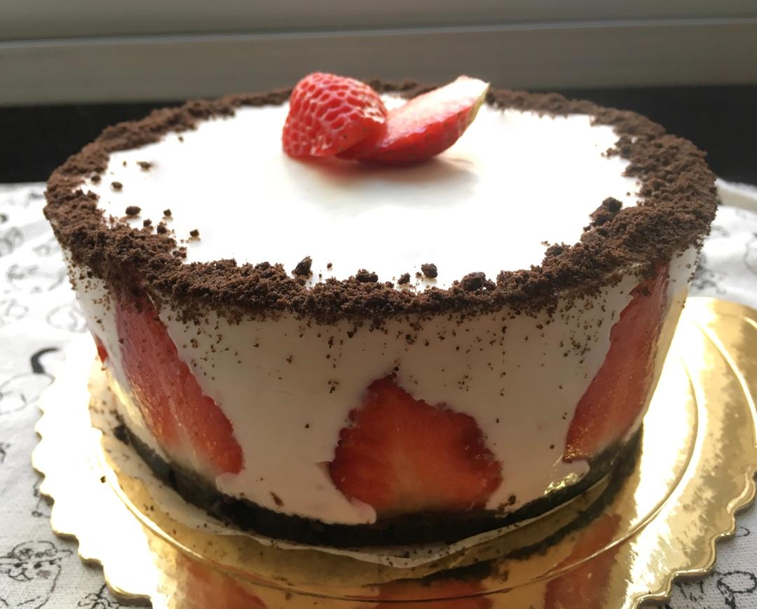 《Tinrry下午茶》教你做草莓芝士慕斯（6寸配方）