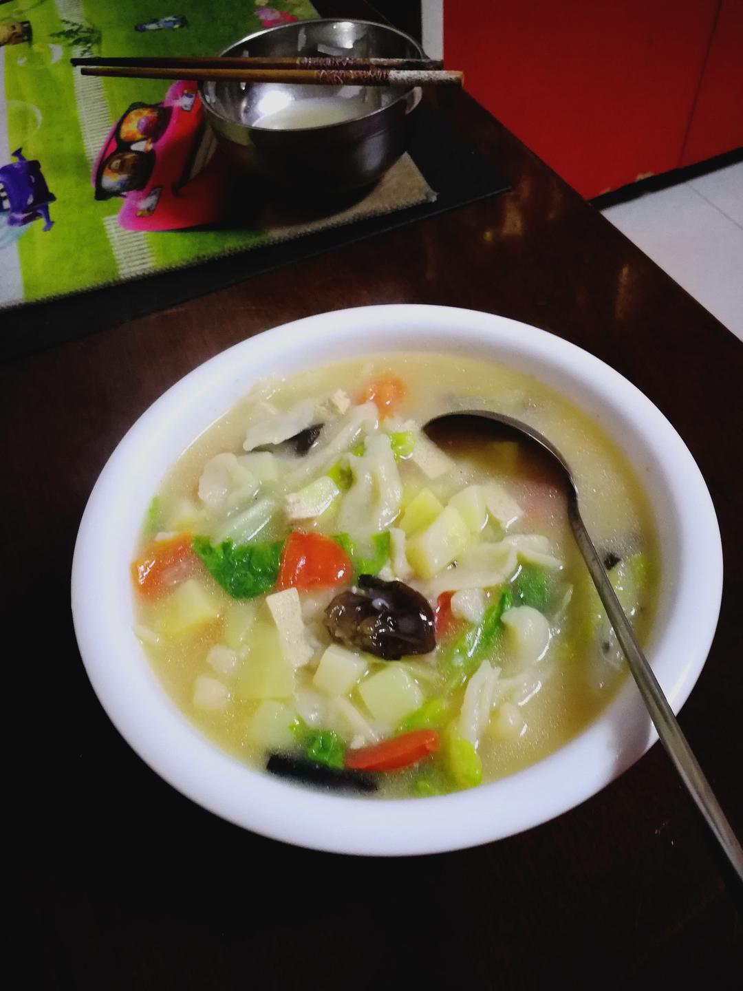 幸福等于蜜-1做的蔬菜面疙瘩