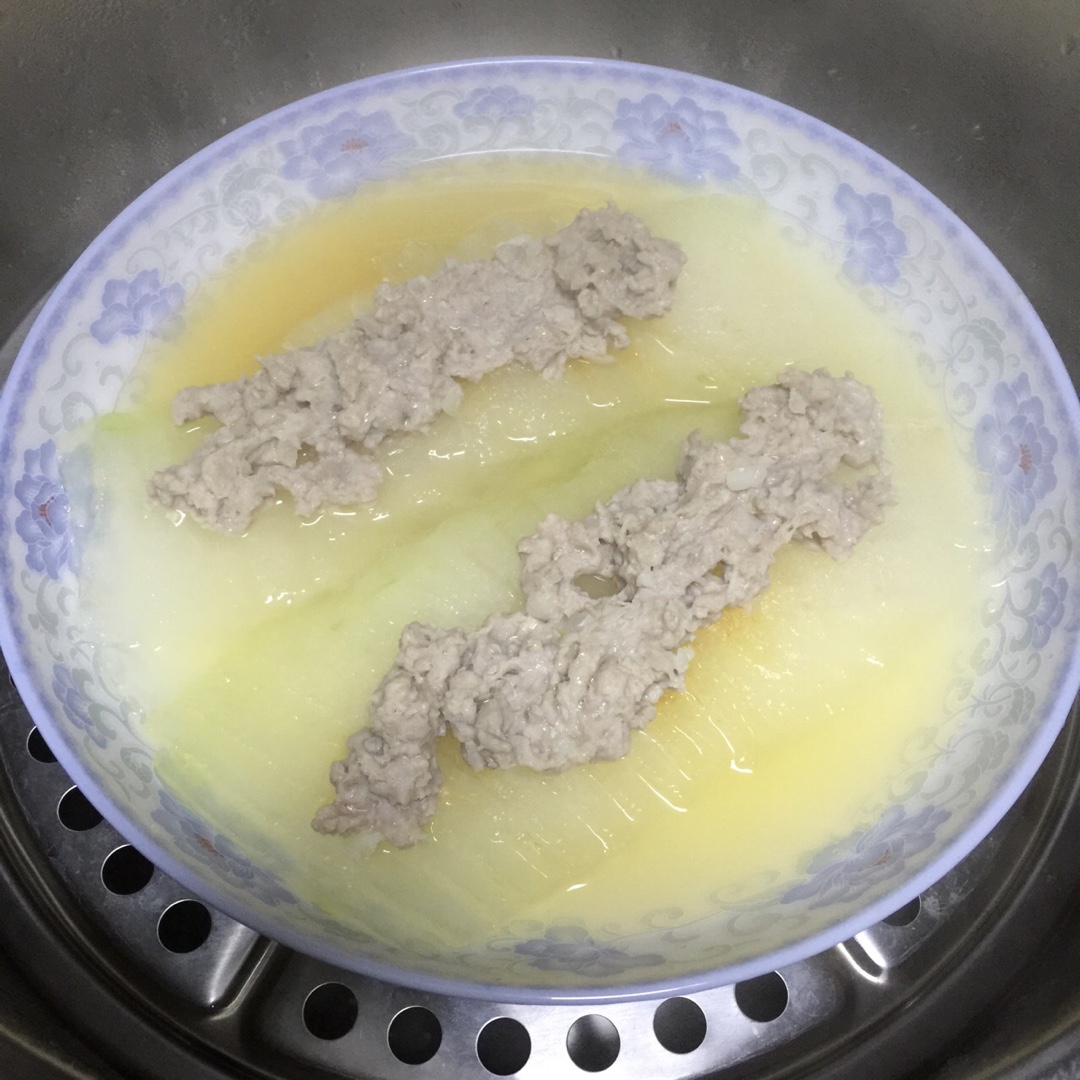 肉末蒸冬瓜