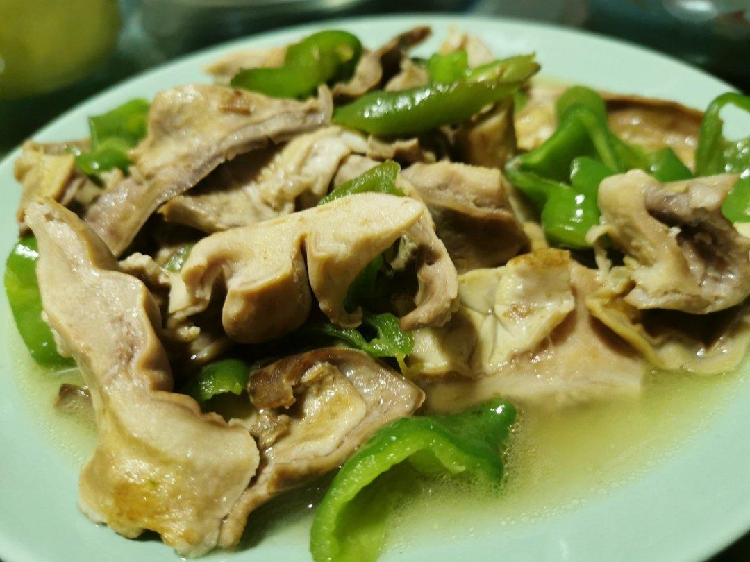青椒炒肚片