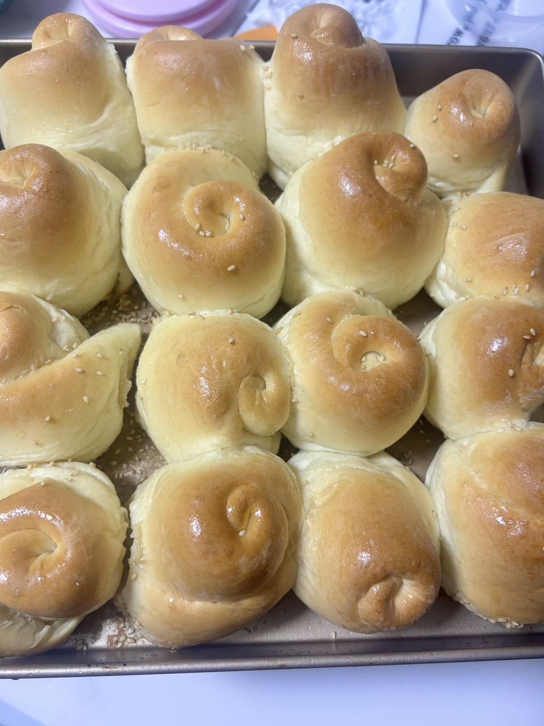 脆底蜂蜜小面包