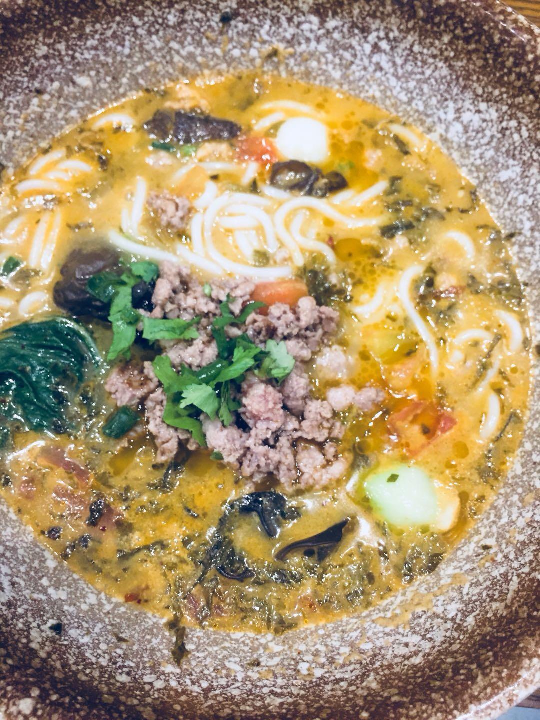 小锅米线杂酱