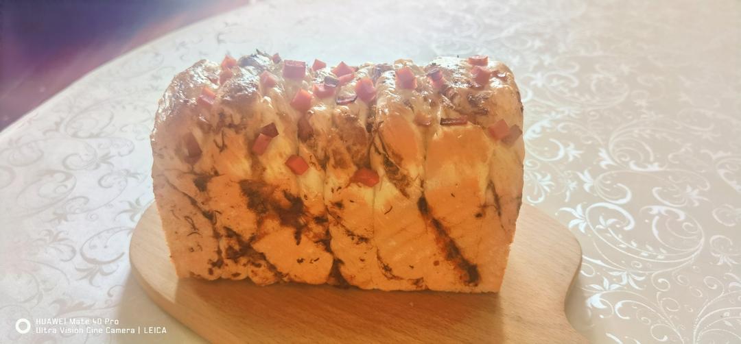 咸味面包天花板！香葱肉松吐司🍞