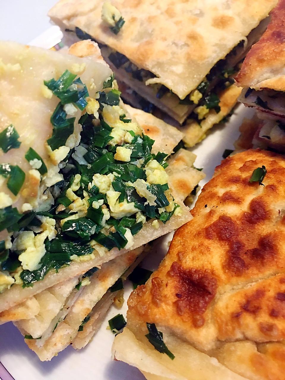 韭菜盒子 Chinese Leek and Egg Pasty