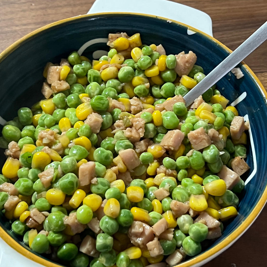 小朋友超爱的金玉满堂-豌豆炒玉米