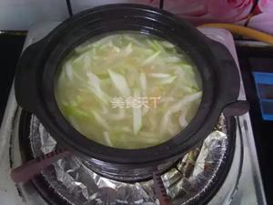 节瓜瑶柱虾米粉丝煲的做法 步骤13