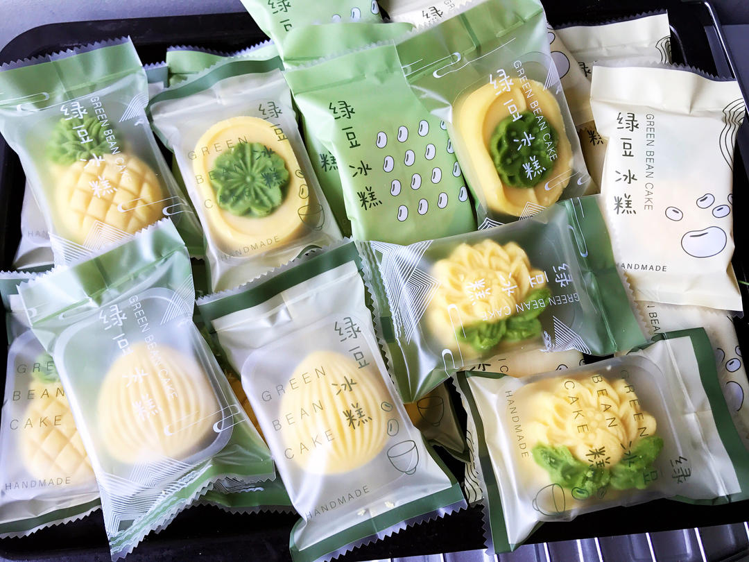 省时简易绿豆糕-免泡豆免过筛