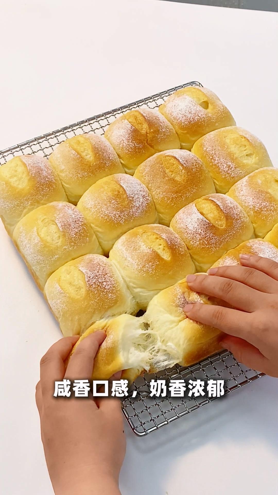 纯奶手撕吐司的做法 步骤1