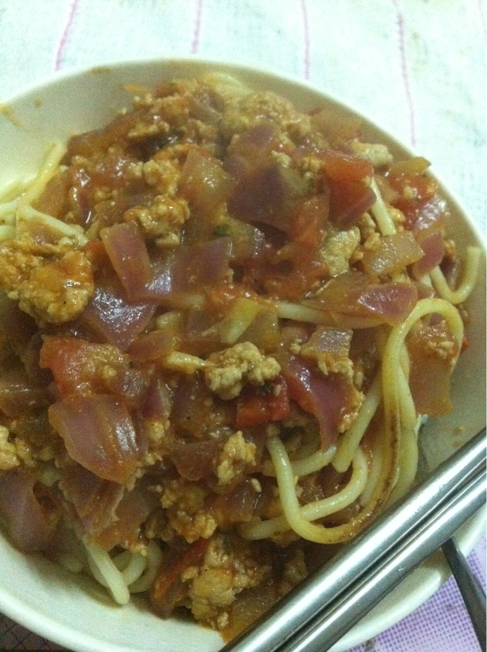 番茄肉酱意大利面