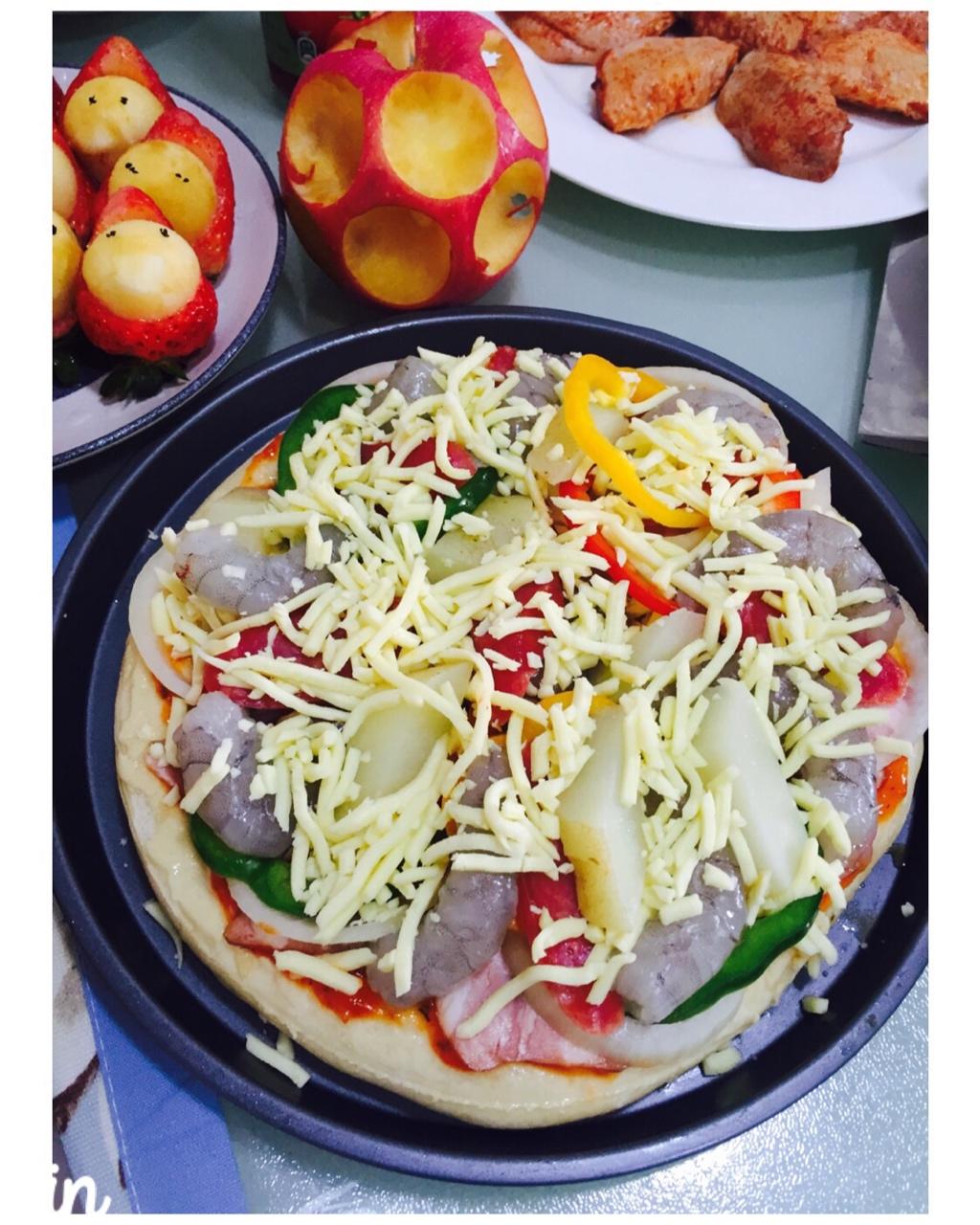 8寸纯手工什锦披萨