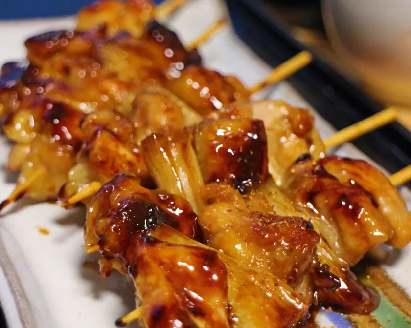 日式烤鸡肉串～焼き鳥的做法