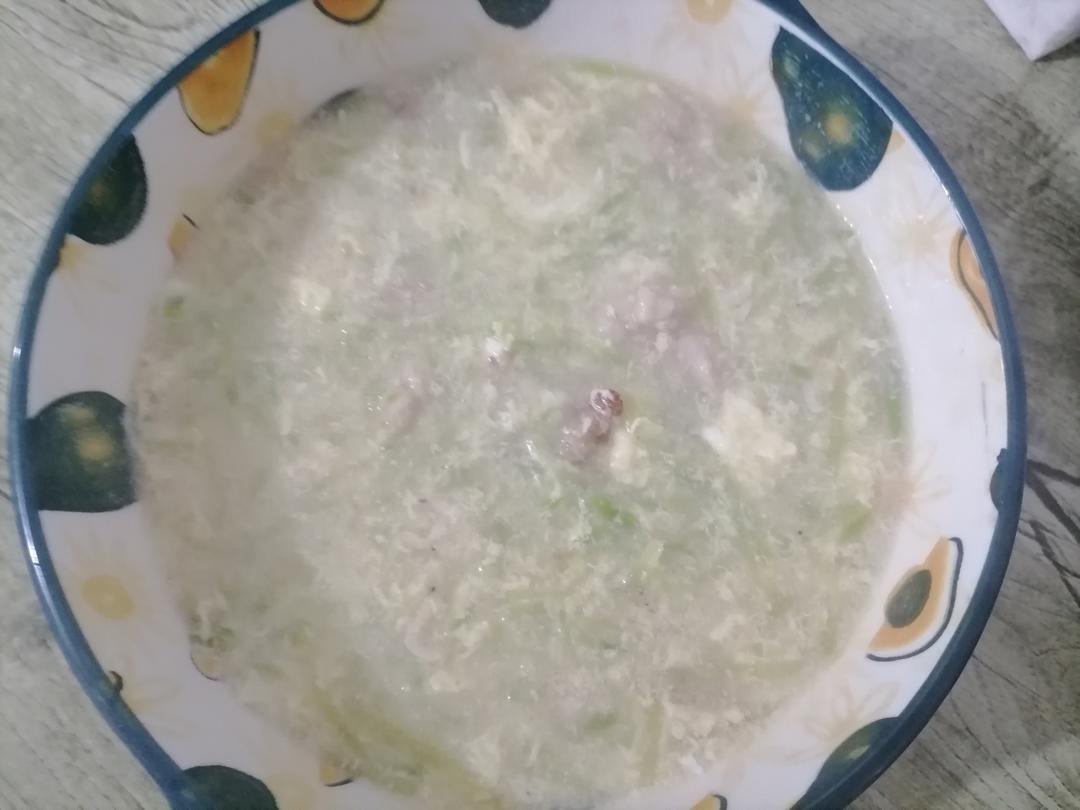 青萝卜丝咸汤