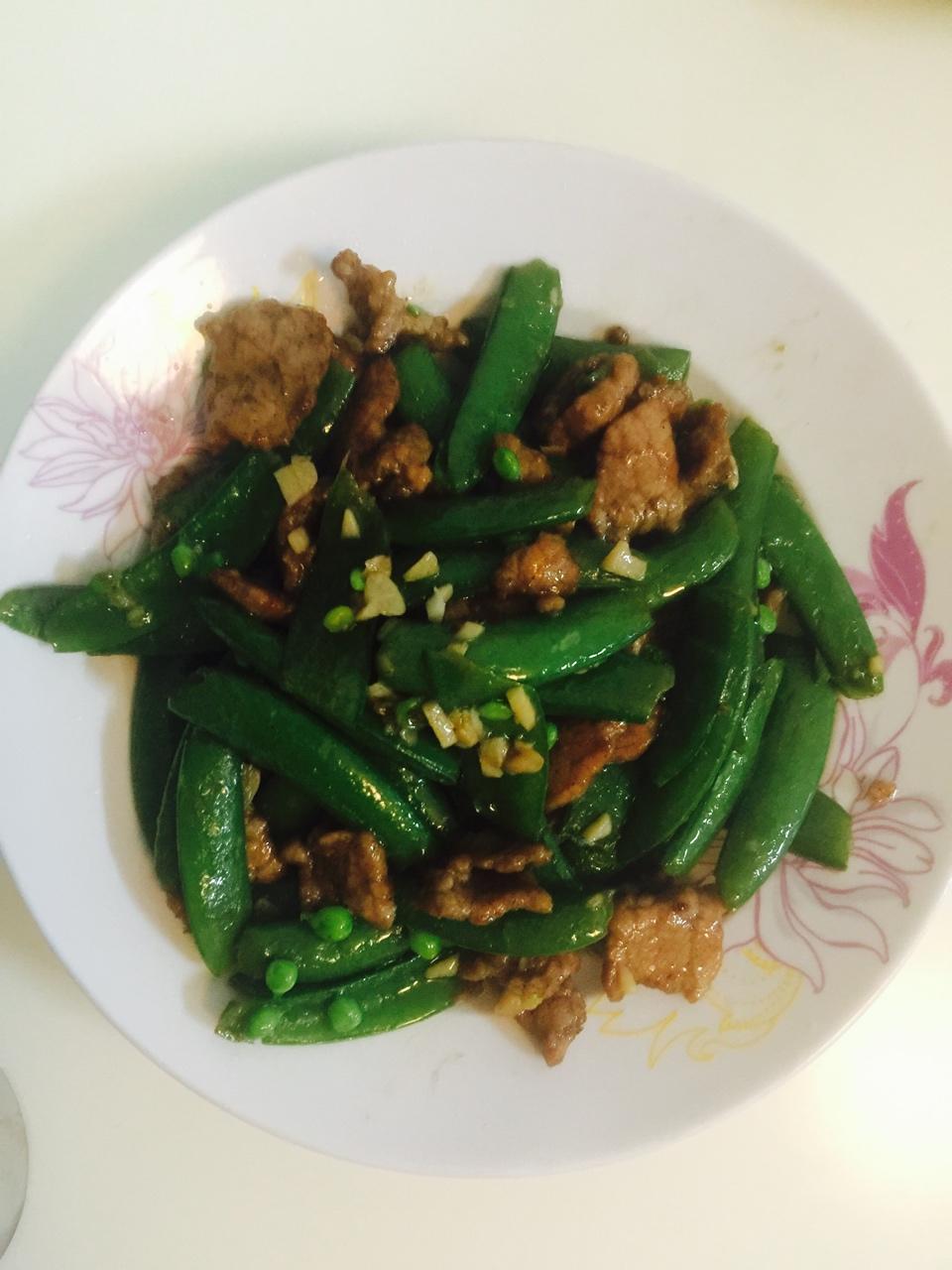 甜豆炒牛肉