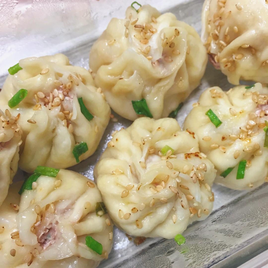 鲜虾猪肉生煎包（一定要看视频哟~）