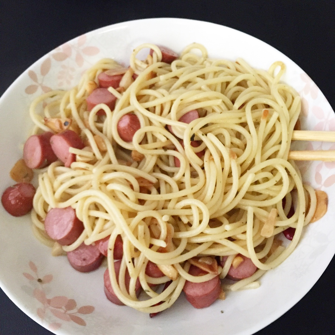 极简的美味──蒜油意面