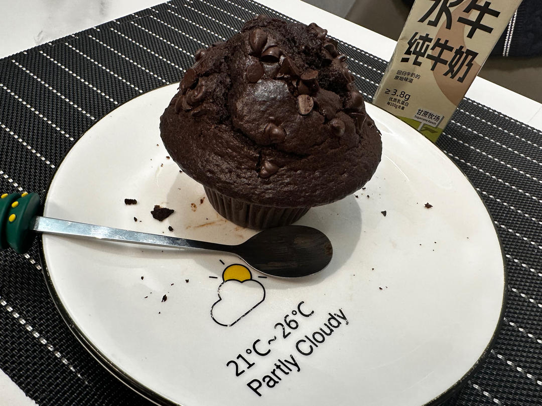 在家做巧克力蘑菇头麦芬蛋糕🍫