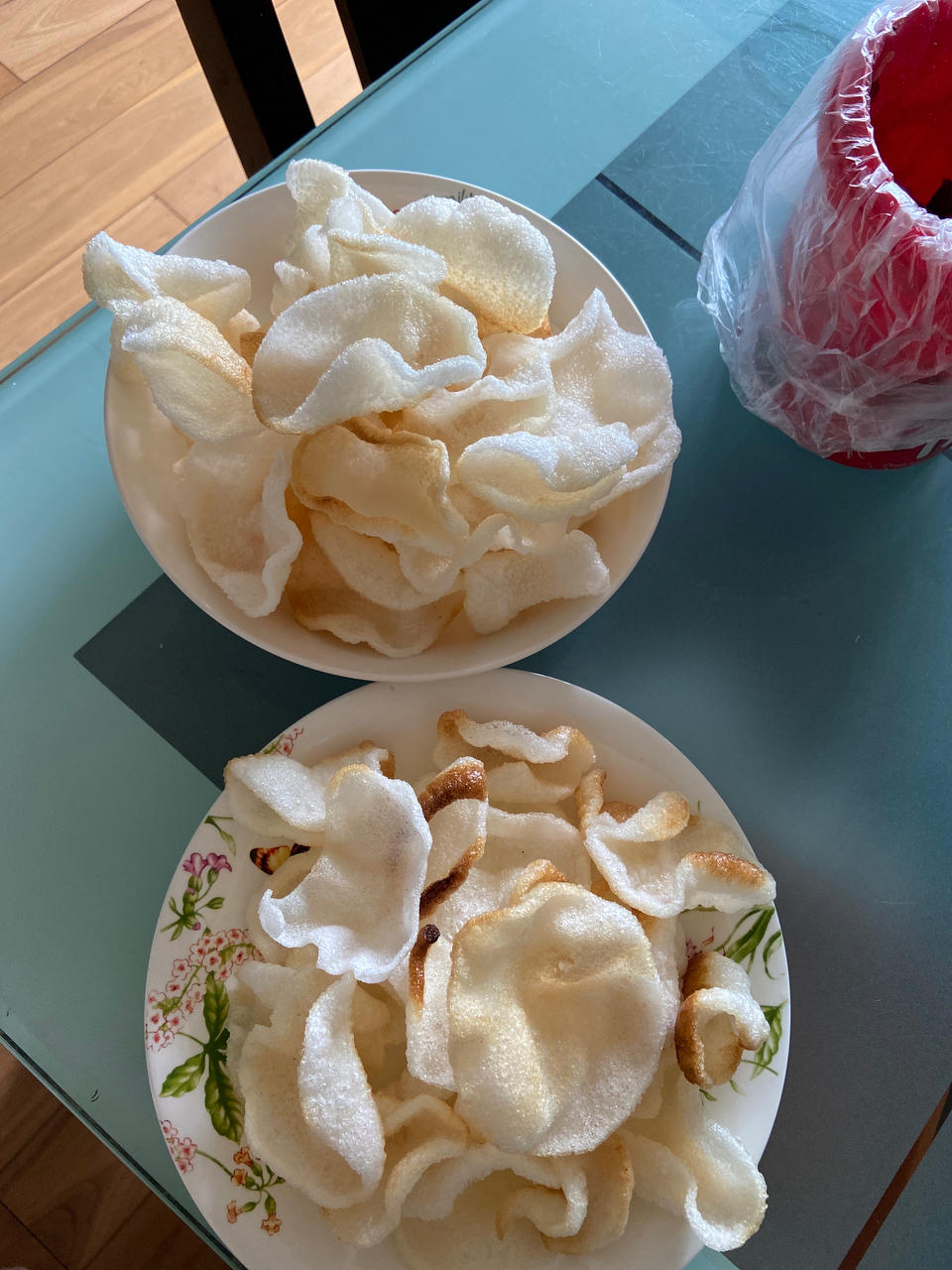 节日零食～炸虾片