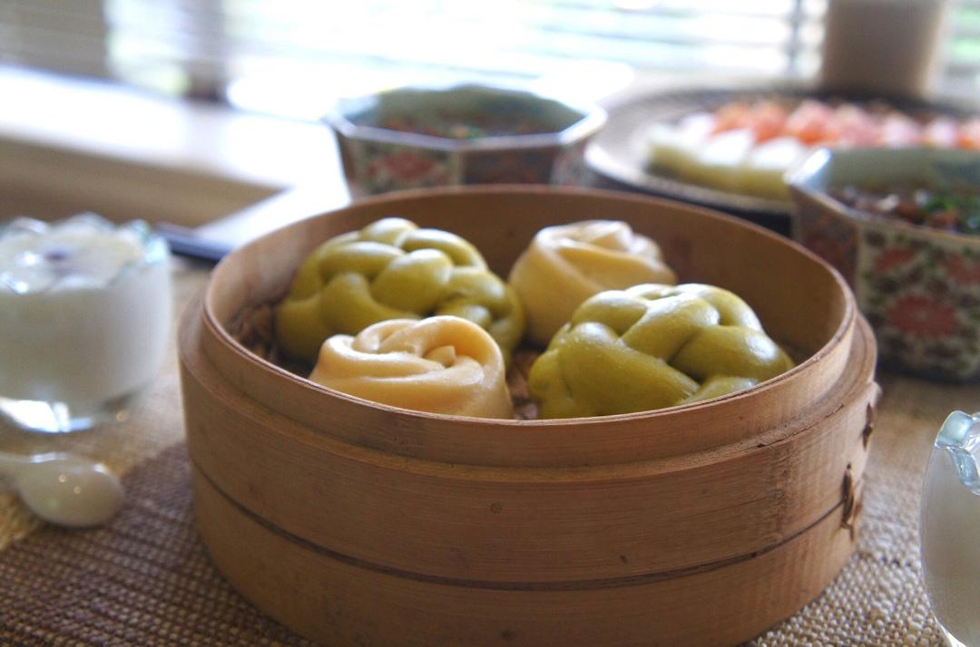 发酵面团-绣球包