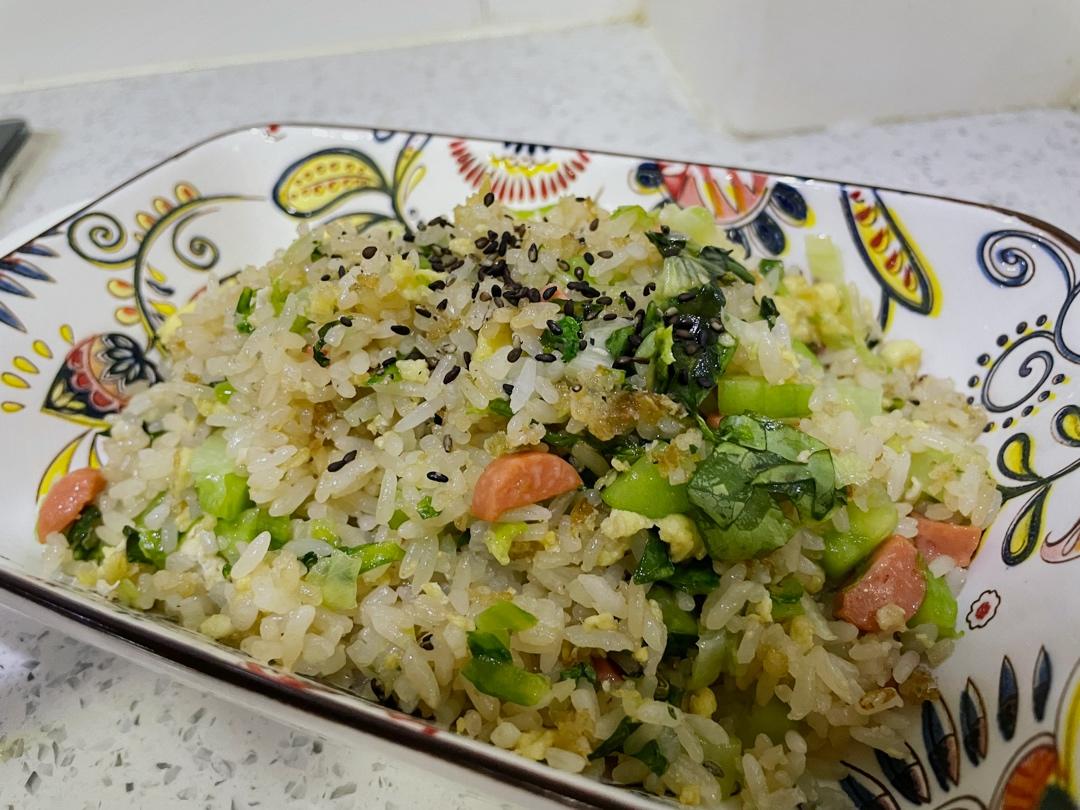 炒米饭蛋炒饭二十分钟快手家常