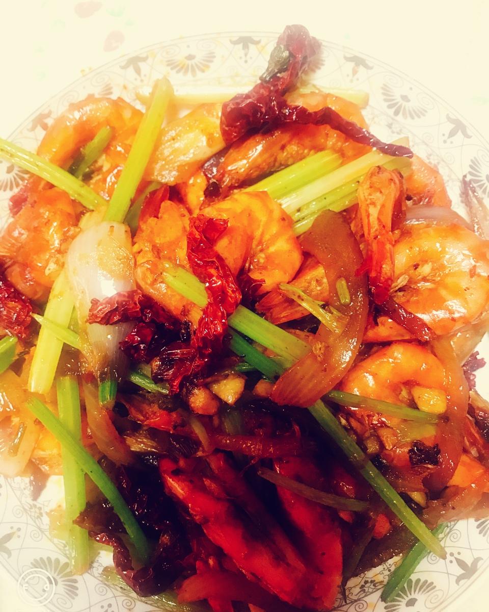 抖音网红沸腾虾 油爆虾