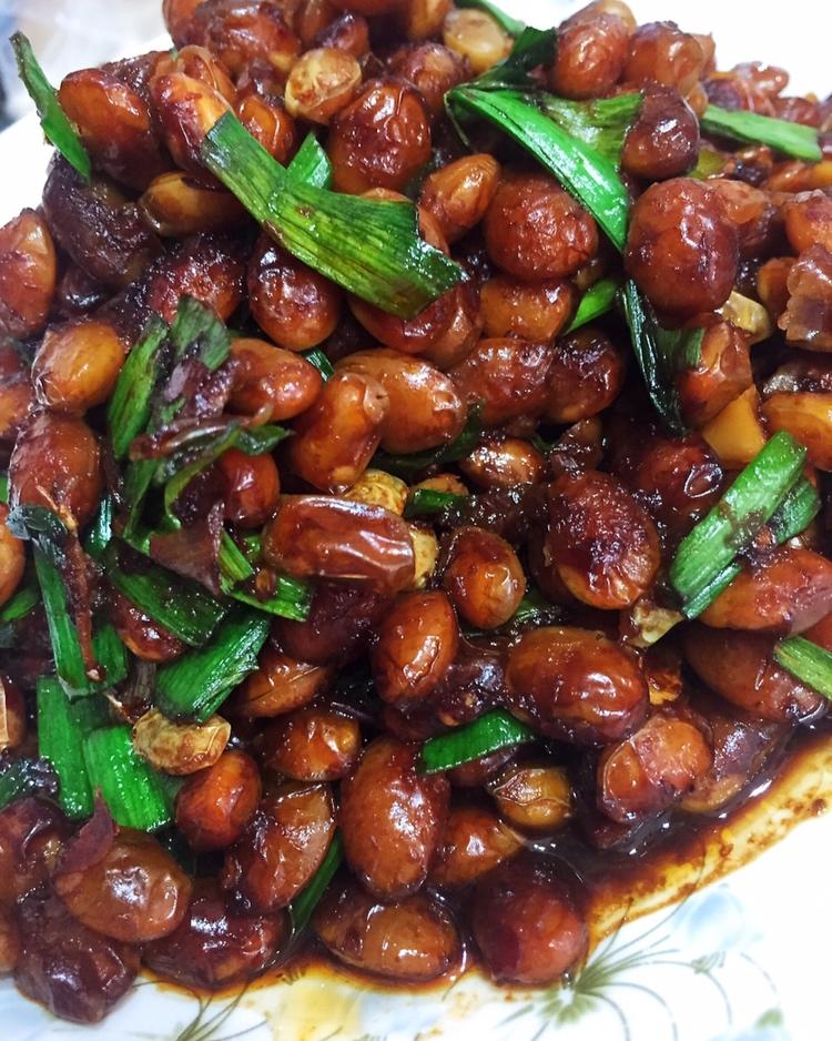 炒干黄豆