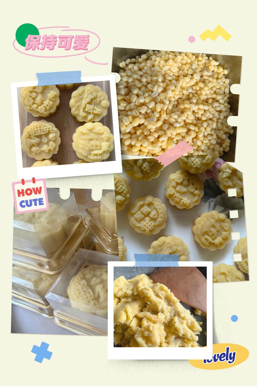 奶香绿豆糕（无豆腥味，超快手不麻烦）