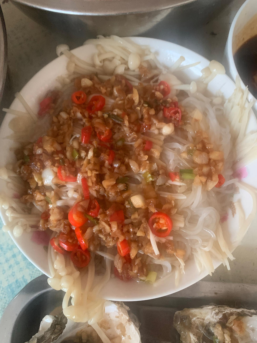 蒜蓉粉丝金针菇