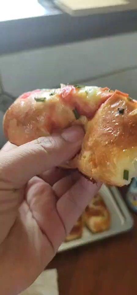 香葱火腿肉松面包
