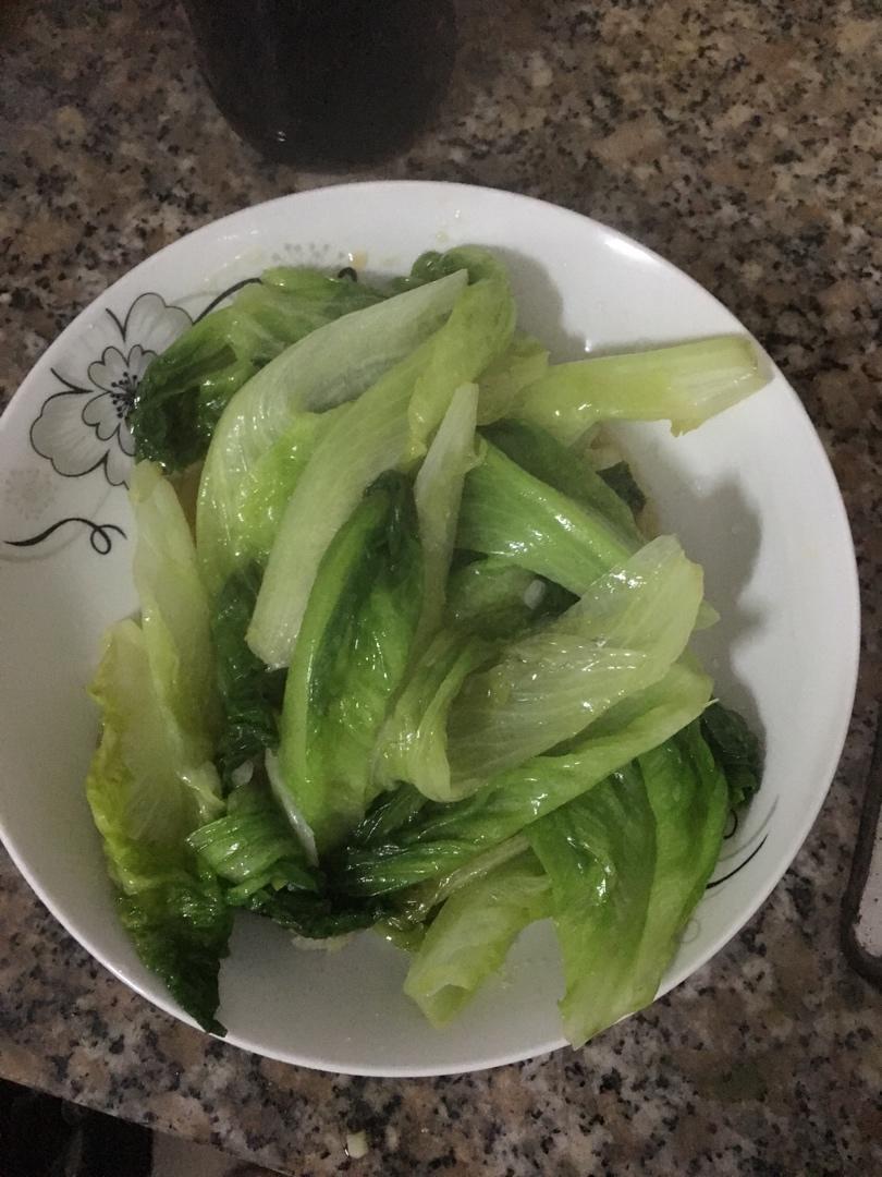 蒜蓉炒生菜