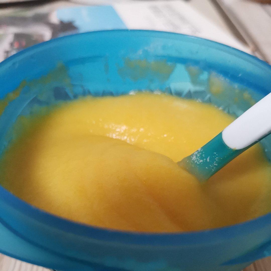 辅食-胡萝卜鳕鱼泥米粉