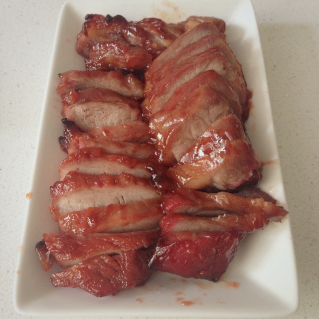 夹小宁做的叉烧肉