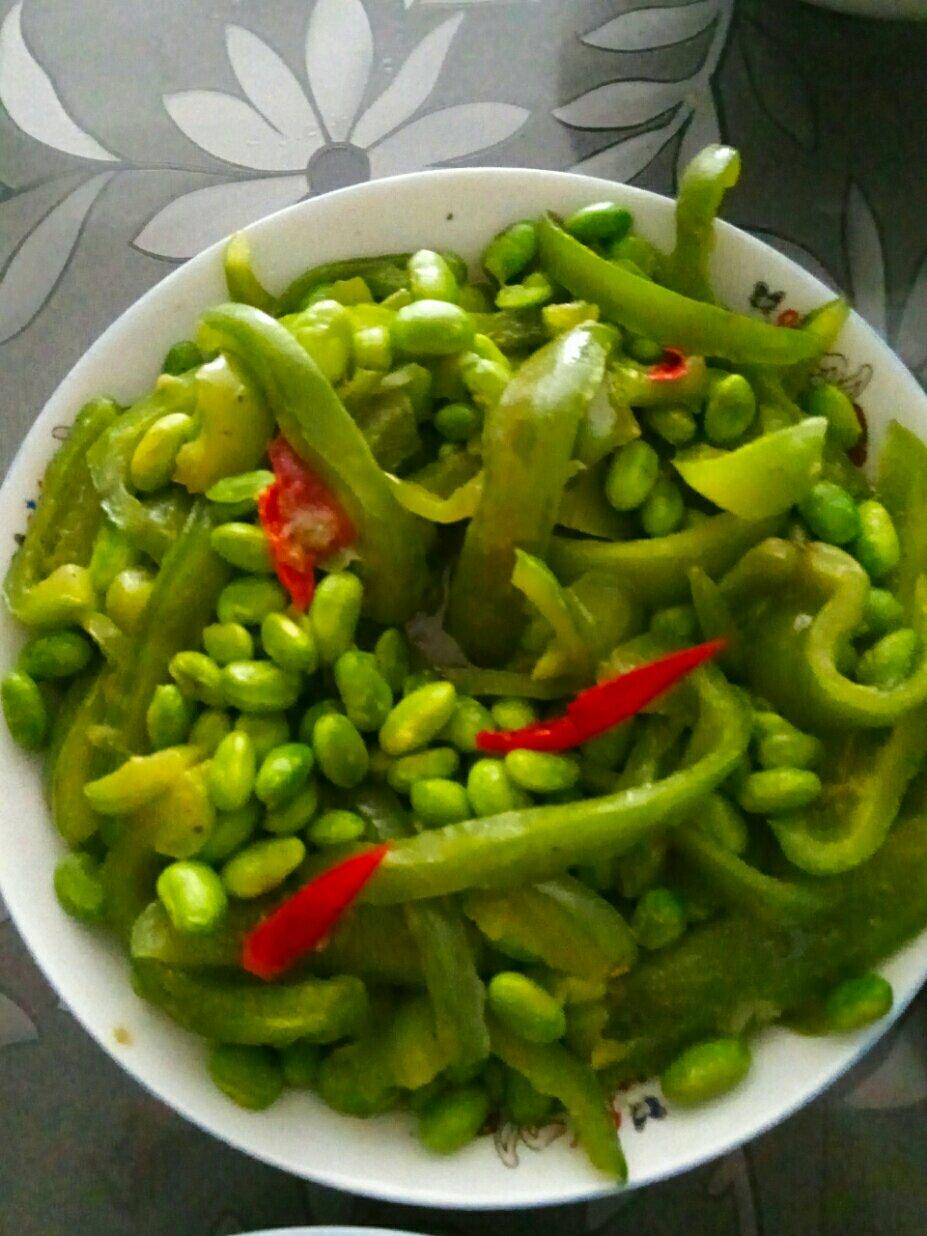青椒毛豆