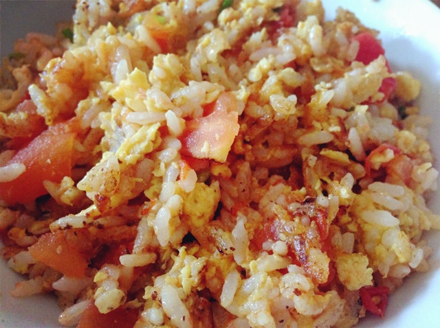 番茄鸡蛋炒饭