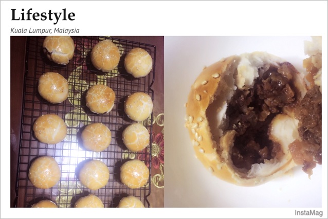 泳式鲜肉榨菜月饼