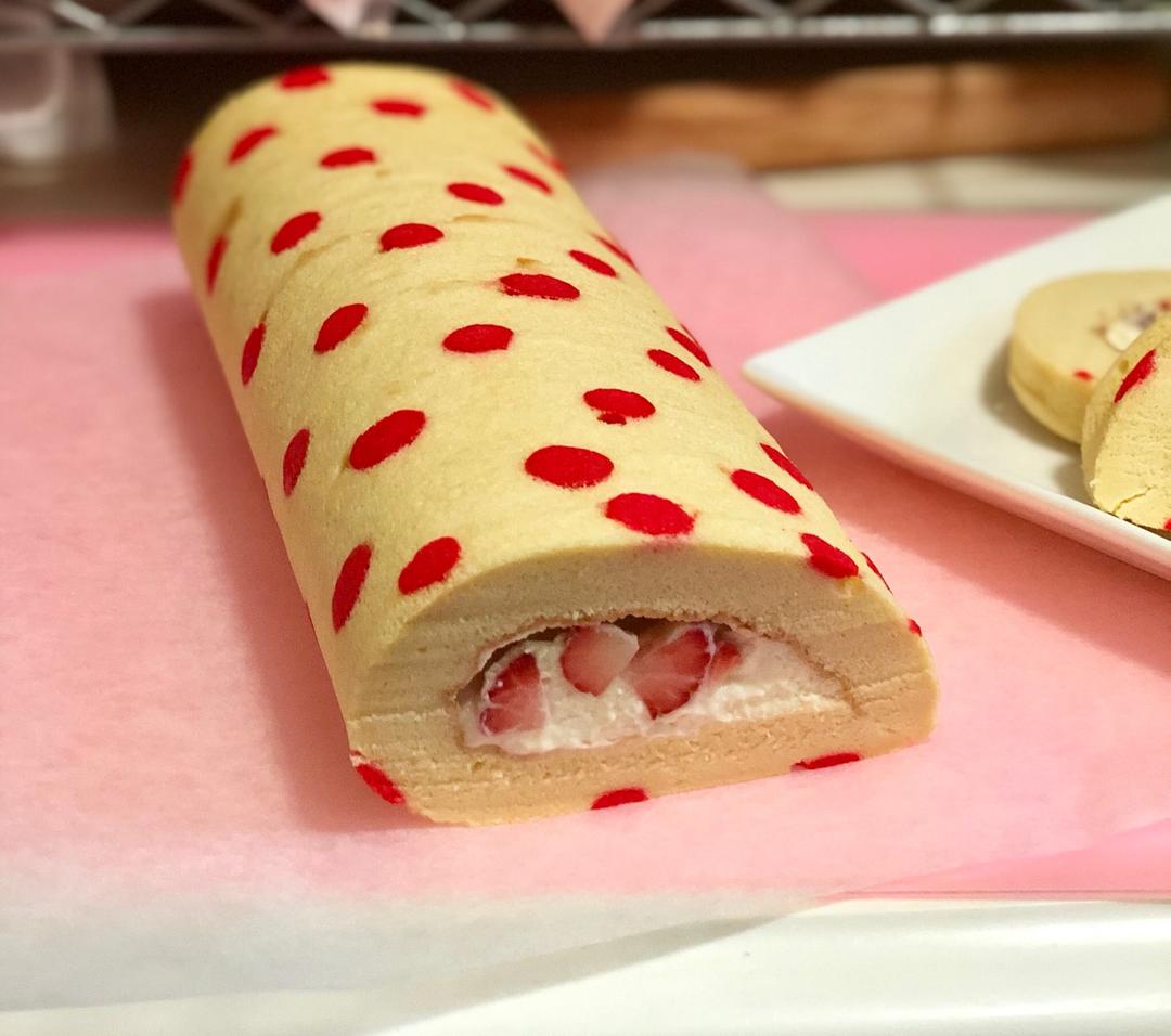 波点蛋糕卷（瑞士卷）