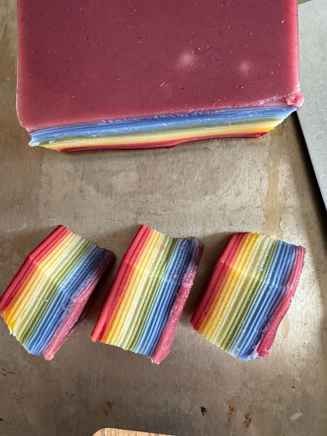 彩虹🌈千层马蹄糕