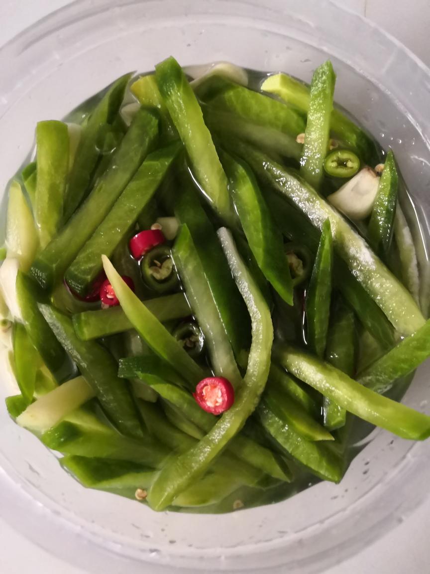 嘎嘣脆的腌萝卜条