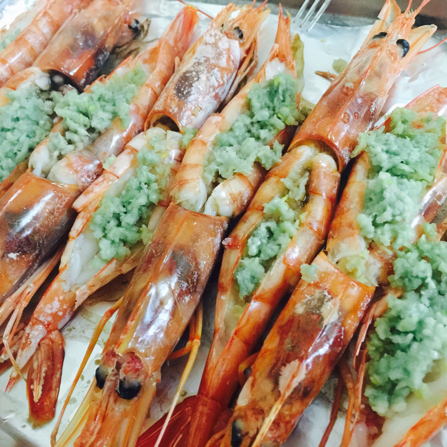 蒜蓉烤虾