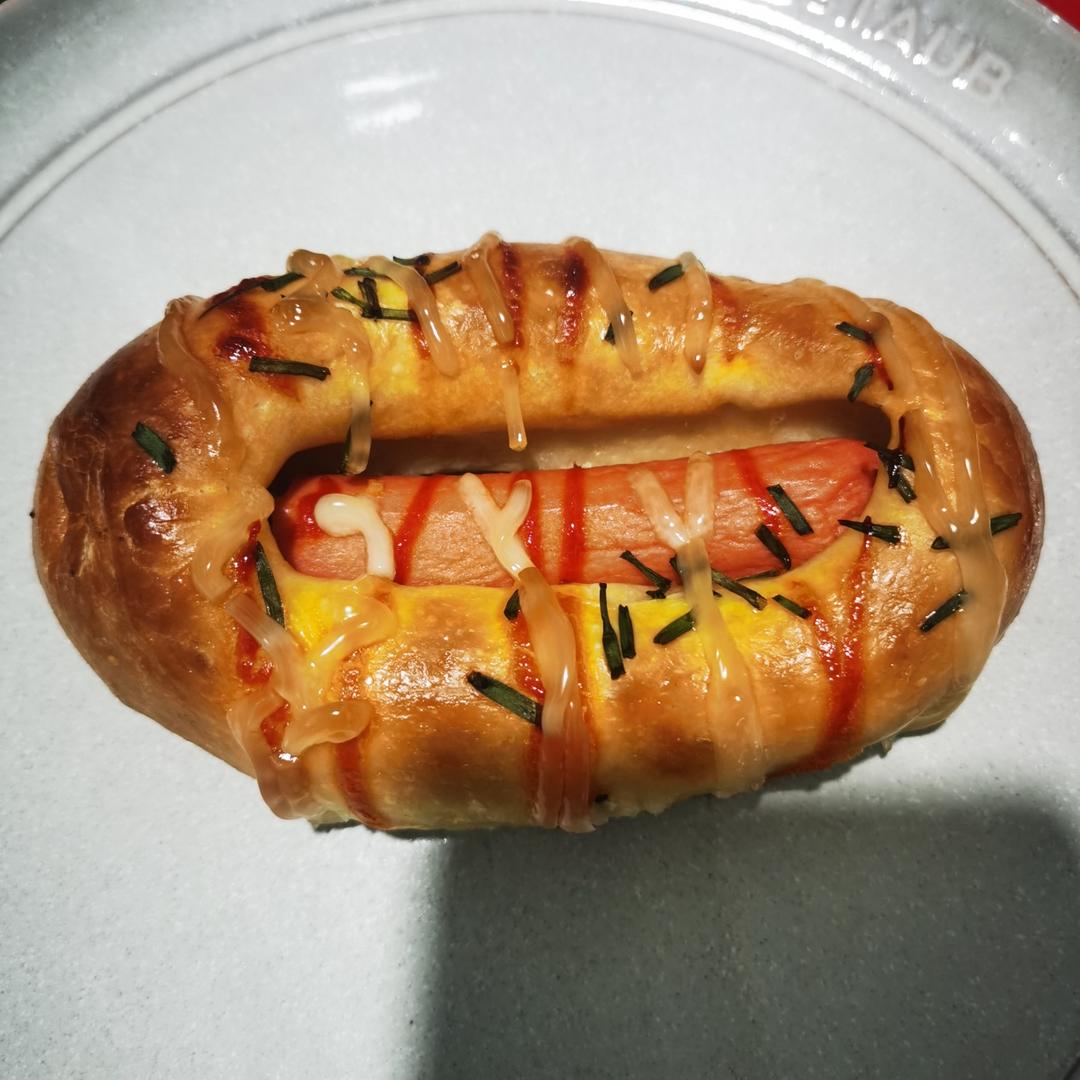 烤肠餐包
