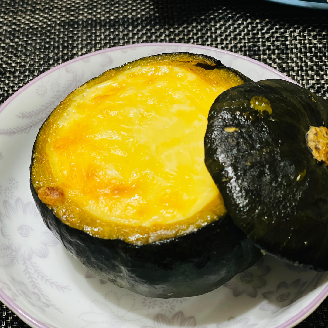 芝士蛋奶焗贝贝南瓜