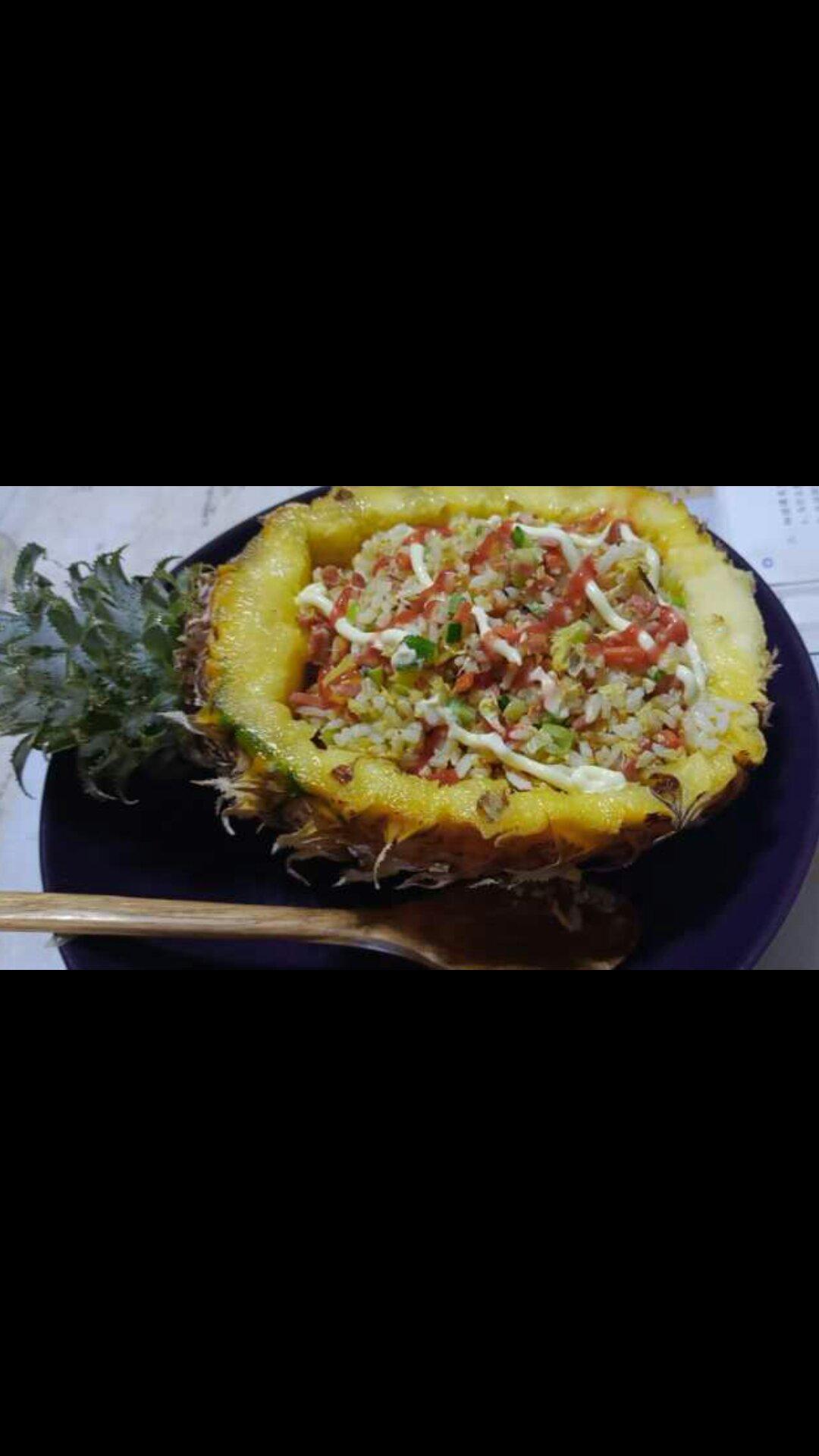 简单易操作的菠萝饭