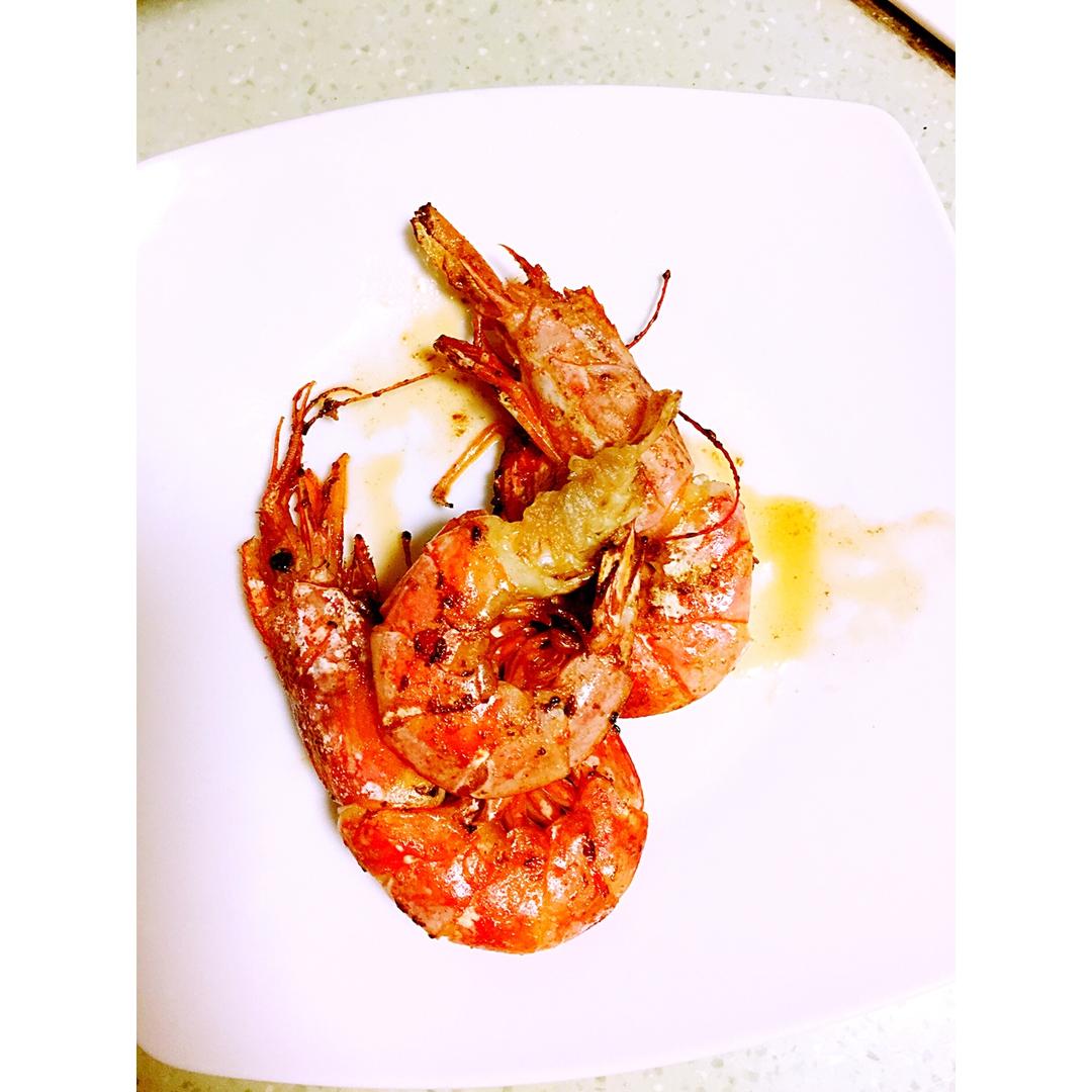 香煎阿根廷红虾