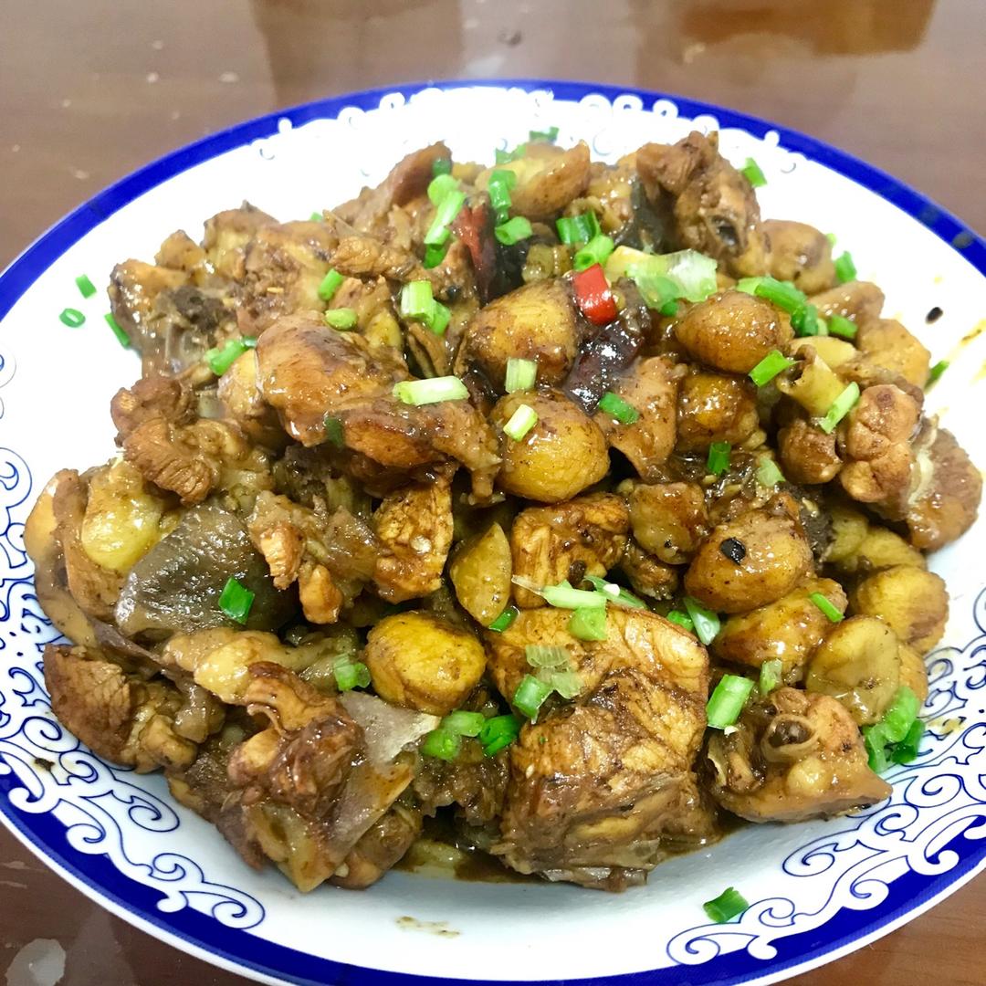 板栗烧鸡