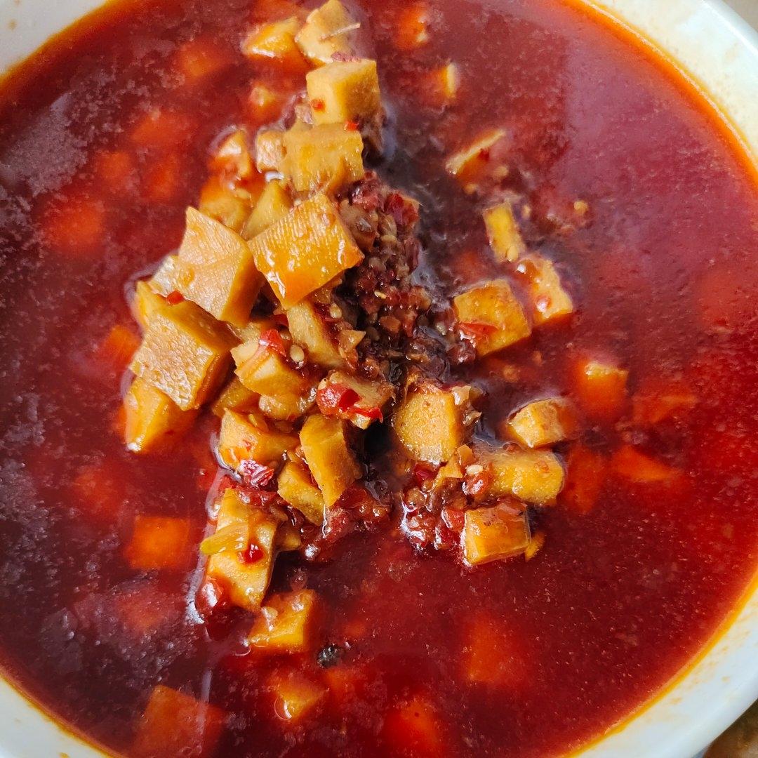 超好吃😋的麻辣米线酱（西安麻辣米线豆腐干）