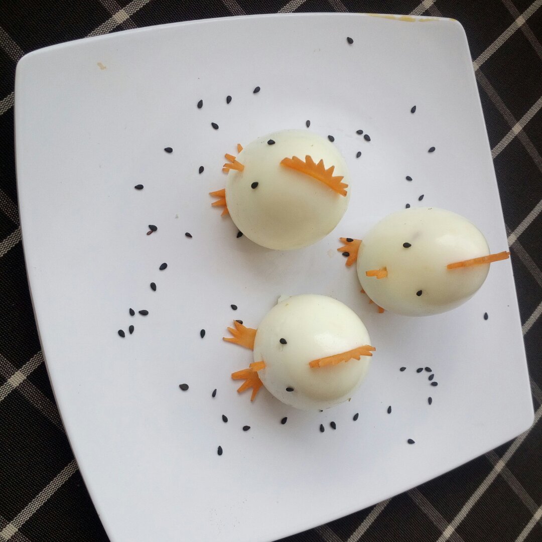 迷糊姐姐做的小鸡水煮蛋
